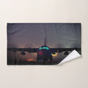 Personalized KC-130 Turboprop Plane Hand Towel