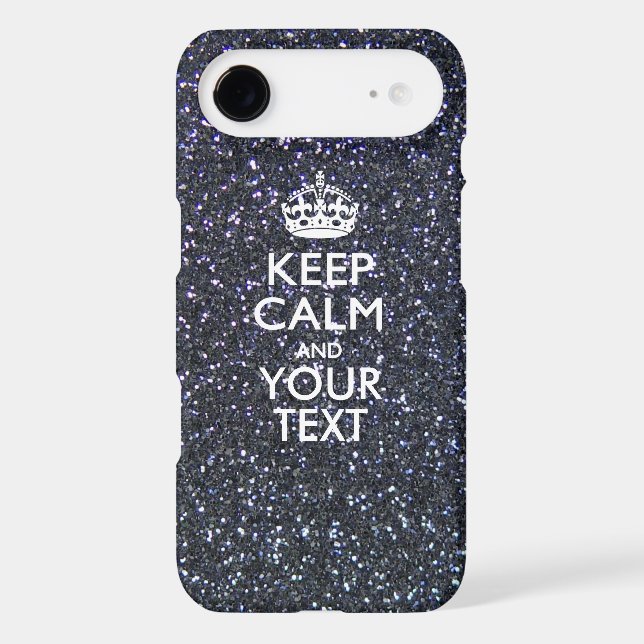 Personalized KEEP CALM AND Have Your Creative Text Case-Mate iPhone Case (Back)
