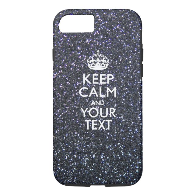 Personalized KEEP CALM AND Have Your Creative Text Case-Mate iPhone Case (Back)