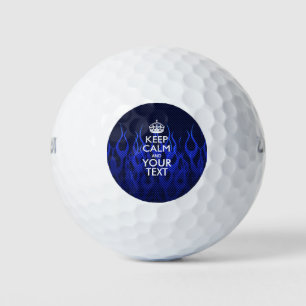 Personalized KEEP CALM AND Your Creative Text Golf Balls