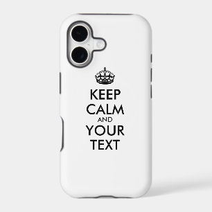 Personalized KEEP CALM and YOUR TEXT