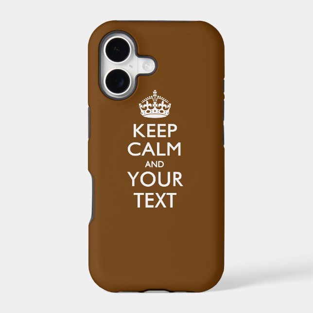 Personalized KEEP CALM AND Your Text (Back)
