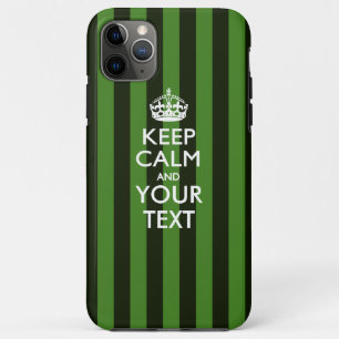 Personalized KEEP CALM AND Your Text iPhone 11 Pro Max Case