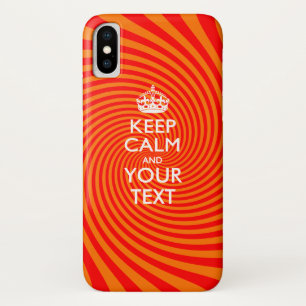 Personalized KEEP CALM AND Your Text Case-Mate iPhone Case