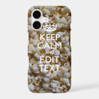 Personalized KEEP CALM AND Your Text Popcorn