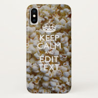 Personalized KEEP CALM AND Your Text Popcorn