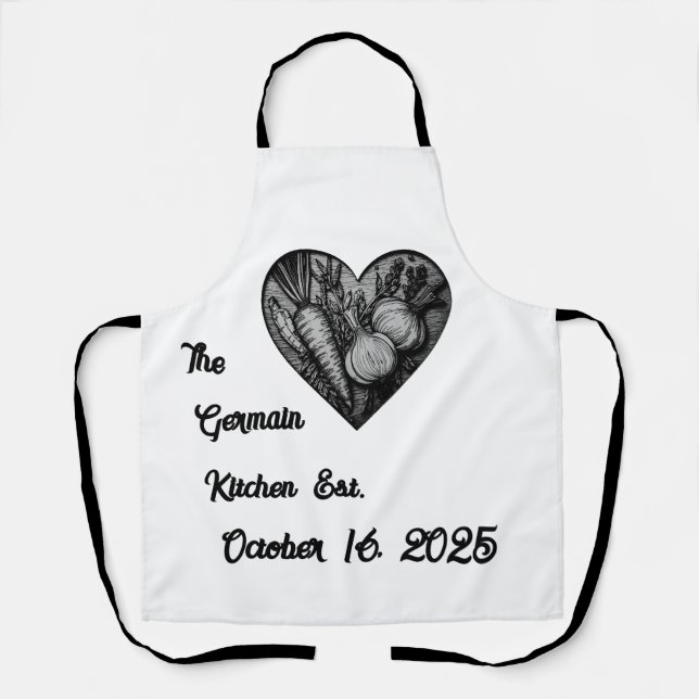 Personalized Keepsake  Apron (Front)