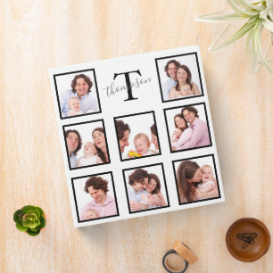 Personalized Keepsake Family Photo Collage Binder