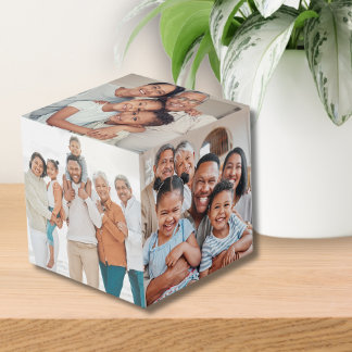 Personalized Keepsake Family Photo Cube