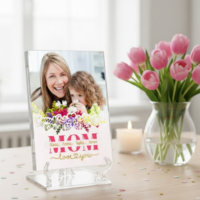 Personalized Keepsake for Mother’s Day Photo Block (Creator Uploaded)