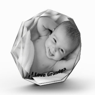 Personalized Keepsake Holiday Grandpa Photo Block