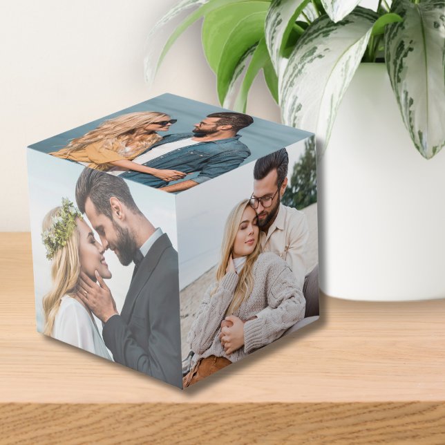 Personalized Keepsake Newlywed Couple Photo Cube (Personalized Keepsake Newlywed Couple Photo cube)