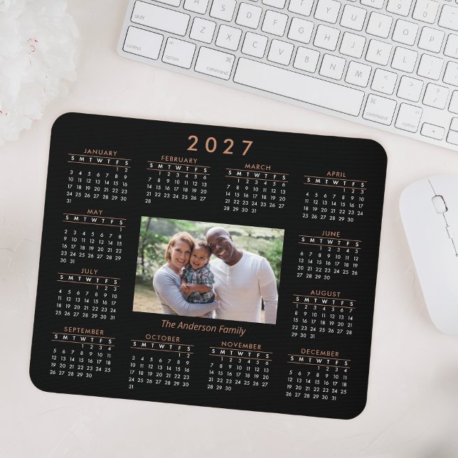 Personalized Keepsake Photo 2023 Calendar Mouse Pad (Creator Uploaded)