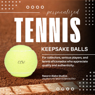 Personalized Keepsake Tennis Balls