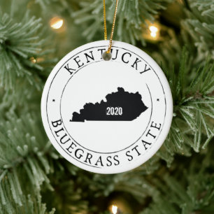 Personalized Kentucky Ornament