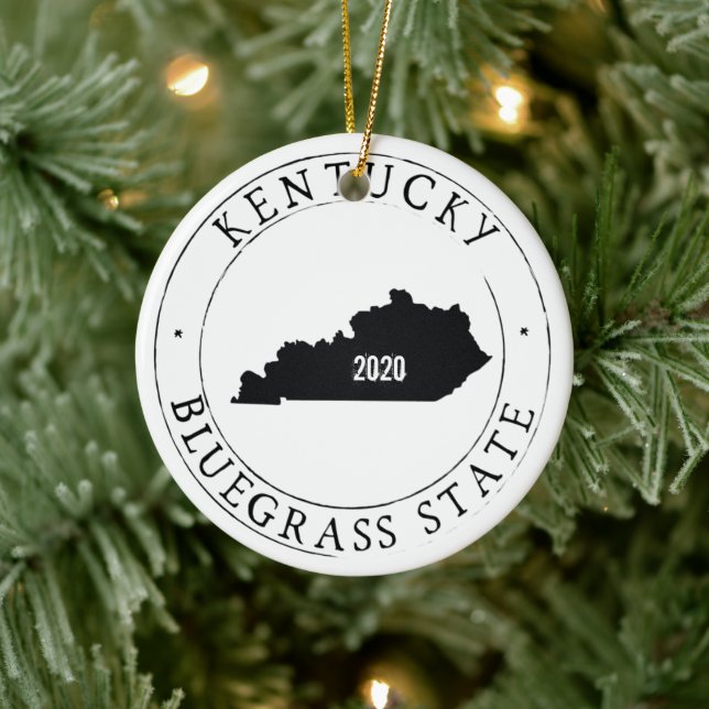 Personalized Kentucky Ornament (Tree)