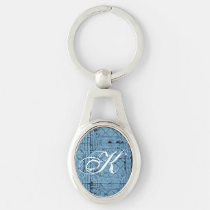 Personalized Key Chain Rustic Tin Panel Ceiling Co