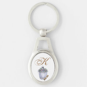 Personalized Key Chain Summer Country Wedding Rust