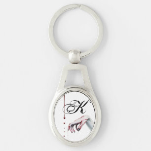 Personalized Key Chain zombie blood drip vampire G