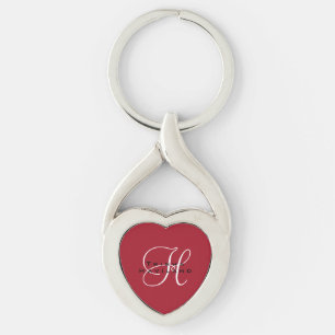 Personalized Keychain with Monogram HAMbyWG