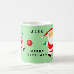 Personalized Kickball Christmas Collectable Coffee Mug