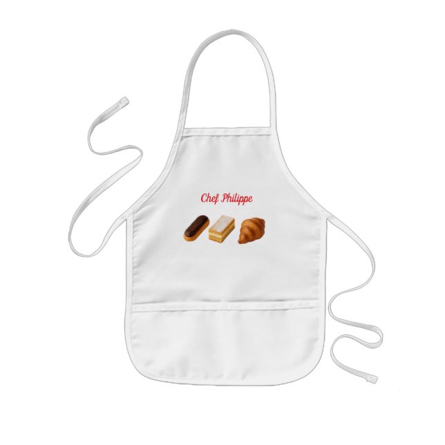 Personalized kid apron, custom name kid apron (Front)