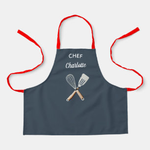 Personalized kid apron, custom name kid apron