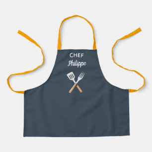 Personalized kid apron, custom name kid apron