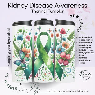 Personalized Kidney Disease Awareness Thermal Tumbler