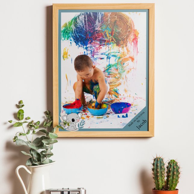 Personalized Kids' Artwork Poster (Creator Uploaded)