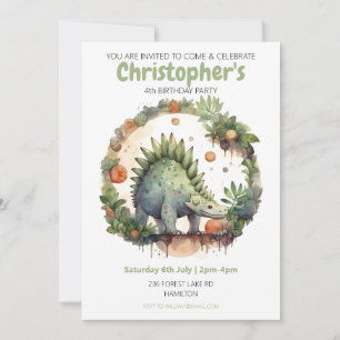 Personalized Kids Birthday Party Invitation