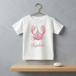 Personalized Kids Birthday T-Shirt, Custom Name Baby T-Shirt
