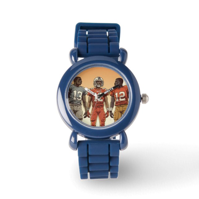 Personalized Kids Boys Baseball Watch (Front)