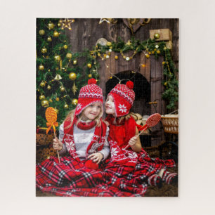 Personalized Kids Christmas Photo 520 pc Puzzle