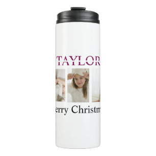 Personalized Kids Christmas Tumbler – Name & Photo