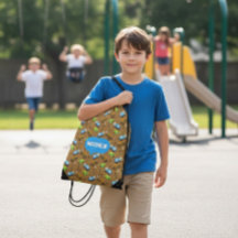 Personalized Kids Construction Vehicles