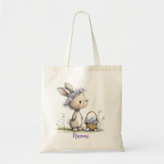 Personalized Kids Easter Tote Bag
