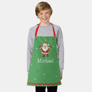 Personalized Kids Festive Christmas Baking  Apron