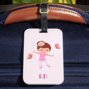 Personalized kids Girl Luggage Tag