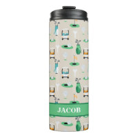 Personalized Kids Golfer Golfcart Golfing Sporty