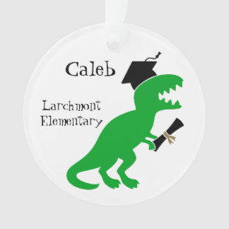 Personalized Kids Graduation Dinosaur Ornament