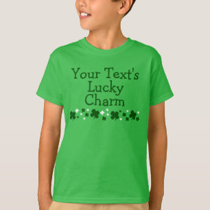 Personalized Kid's Lucky Charm St. Patrick's Day T-Shirt