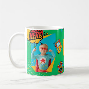 "Personalized Kids Mug – Superhero Name Design