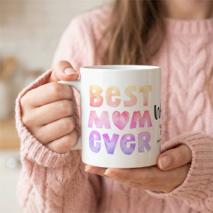 Personalized Kids Name Best Mom Ever Mom Mug
