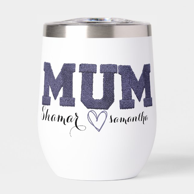 personalized kids name embroidered mother's day  (Front)