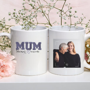 personalized kids name embroidered mother's day  coffee mug
