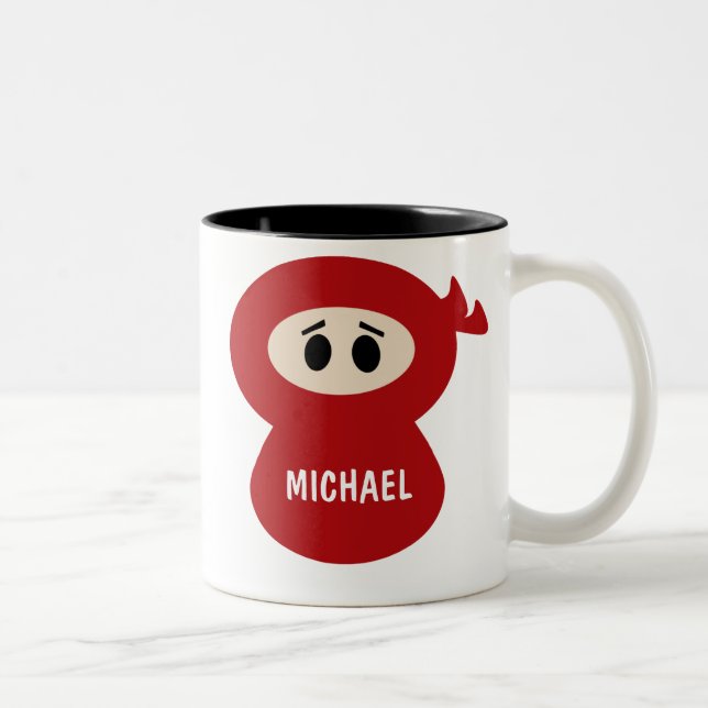 Personalized Kids Ninja Mug (Right)