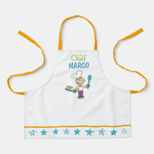 Personalized Kids Pancake Chef Apron With Stars