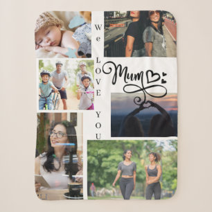 Personalized Kids Photo Blanket for Mum
