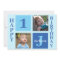 Personalized Kids Photo Cute Blue Happy Birthday